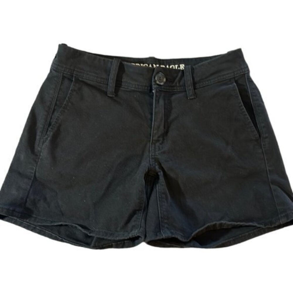 American Eagle Outfitters Black Jean Shorts